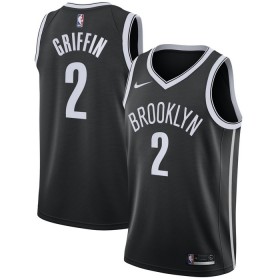 Brooklyn Nets Blake Griffin 2 Nike 2022-23 Icon Edition Musta Pelipaidat Swingman - Miesten